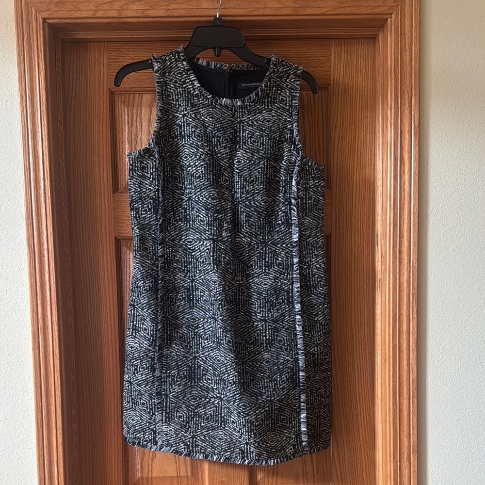 Banana Republic Blue Sheath Mini Dress